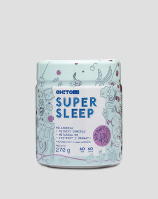 Melatoniini-unihyytelö vitamiineilla lapsille ja aikuisille kirsikka Super Sleep Oh!Tomi 60 kpl. - 1