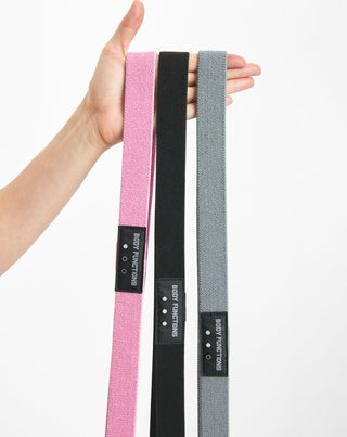 Body Functions 208 cm pitkät vastuskuminauhat kuntoiluharjoituksiin 3 kpl:n setti _2 - 2