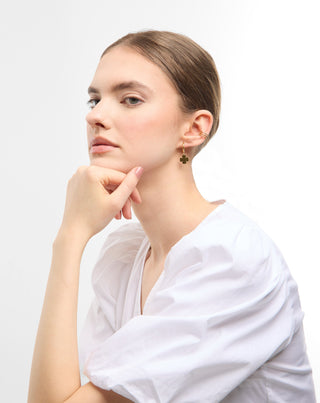 Kullatut korvakorut ruostumattomasta teräksestä Mys_2 - 4