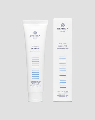 Puhdistava ja uudistava naamio akneiholle, valkoisella savella Anti-Acne Orphica Clinic 100 ml - 4