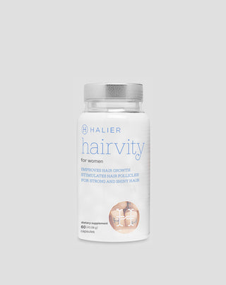 Hiustenlähtö ja hiusten kasvu tabletit naisille Hairvity Halier 60 kapselia - 1