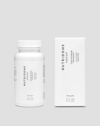 Ternimaito 1000 mg/vrk vastustuskyvylle, naudan ternimaito vitamiineineen ja kivennäisaineineen Nutridome 60 kpl.