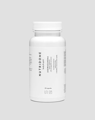 Ashwagandha intialainen ginseng stressin vähentäminen tabletit Nutridome 60 kapselia