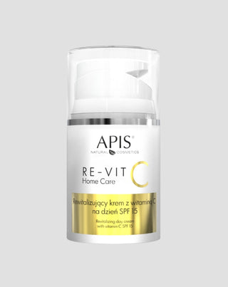 Elvyttävä C-vitamiini päivävoide SPF 15 Re-Vit C Kotihoito Apis - 1