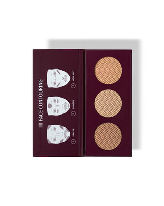 Affect Professional Cosmetics Contour Palette kasvojen ääriviivojen muotoiluun ja muotoiluun. - 2
