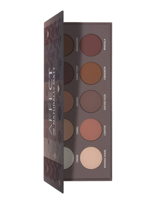 Naturally Matt Pressed Eyeshadows Palette by Affect Professional Cosmetics - Luonnollisesti mattapintaiset puristetut luomiväripaletit - 2