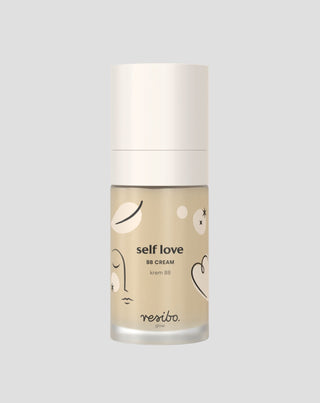 Luonnollinen ja orgaaninen Self Love BB-voide kasvoille sävyssä Light Beige 30 ml Resibo - 1