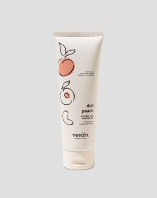 Rich Peach luonnollinen kasvojenpesugeeli persikkauutteella 125 ml Resibo - 1