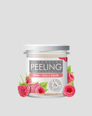 Luonnollinen vadelmasokerikuorinta sheavoin kanssa tylsälle iholle E-Fiore - 1