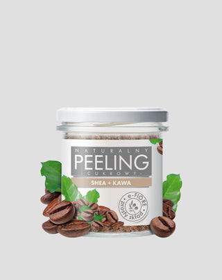 E-Fiore luonnollinen sokerikuorinta sheavoita ja kahvia vähentää appelsiininkuorta - 1