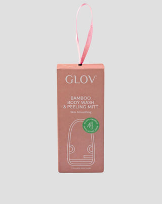 Uudelleenkäytettävä Skin Smoothing Pink Glov selluliittia vähentävä vartalon pesu- ja kuorintakäsine - 3