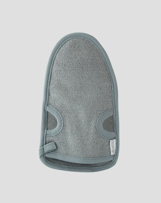 Glovin uudelleenkäytettävä Skin Smoothing Grey -vartalon puhdistus- ja kuorintakäsine, joka vähentää selluliittia. - 1