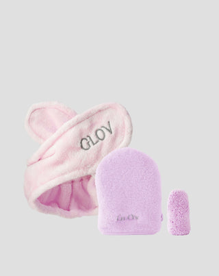 Glov hiusnauhasetti kaksi käsinettä meikinpoistoon ja päivittäiseen ihonhoitoon - 1