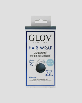 Sininen hiusturbaani vähentää kuivumisaikaa kaikille hiustyypeille Hair Wrap Glov - 2