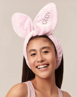 Bunny Ears Pink Glov -hiusnauha helppoon hoitamiseen - 2