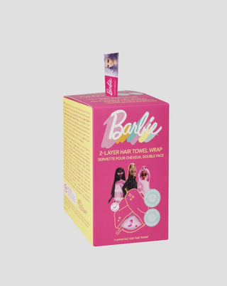 Barbie kaksipuolinen hiukset Wrap Sport&Satin vaaleanpunainen pantteri Glov hiukset turbaani - 2