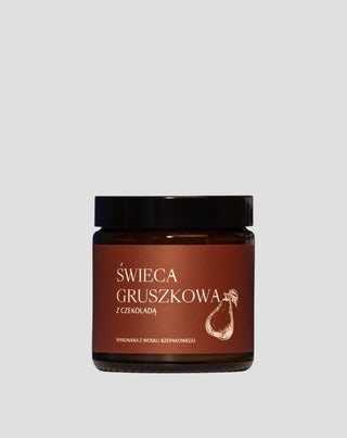 Luonnollinen rypsiöljykynttilä päärynän ja suklaan tuoksulla Mglife - 1