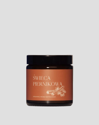 Piparkakku rypsiöljykynttilä öljyillä ja 100% puuvillakankaalla Mglife - 1