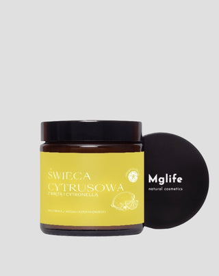 Sitruunan, mintun ja sitronellan tuoksukynttilä Citrus Mglife - 1