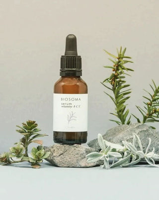 ACE vitamiini kasvoseerumi tasoittaa ihon sävyä, ravitsee ja tasoittaa Biosoma - 2