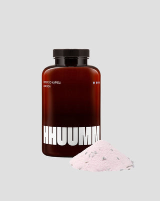 Sileyttävä kylpyjauhe laventeliöljyllä HHUUMM - 2