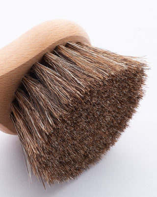 Pyöreä hieronta- ja kasvojenpuhdistusharja nro 15, jossa on hevosenhiuksia HHUUMM - 4