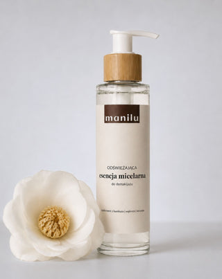 Virkistävä, ärsytystä rauhoittava, D-panthenolia sisältävä Micellar-meikinpoistouute Manilu - 4