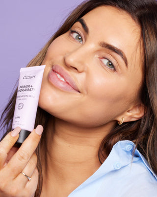 Meikkipohja, jossa on tammiuutetta tasaisen säteilyn takaamiseksi Gosh - 2