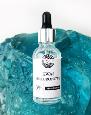 Hyaluronihappo 3% Kolmihiukkasinen ihon kosteusvoide kaikille ihotyypeille BIOUP - 3