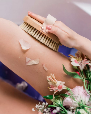 Crystallove bambu agave kuiva vartalon hierontaharja - 2