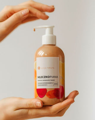 Kosteuttava puhdistusmaito kasvojen puhdistukseen ja meikinpoistoon Natura vaihtoehto - 2
