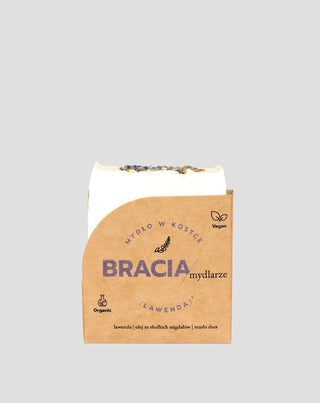 Rauhoittava ja kosteuttava laventelisaippua, jossa on riisiöljyä ja karitevoita Soap Brothers -saippuaveljet - 1