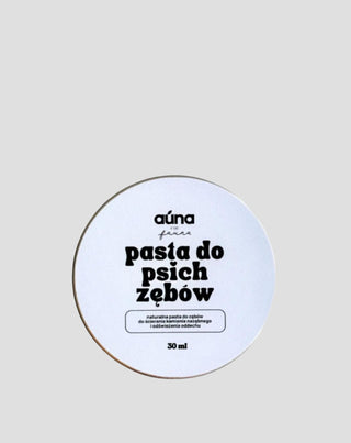 Kookos-banaani koiran hammastahna neutraloi hajua ja poistaa hammaskiveä Auna For Fauna 30 ml - 1