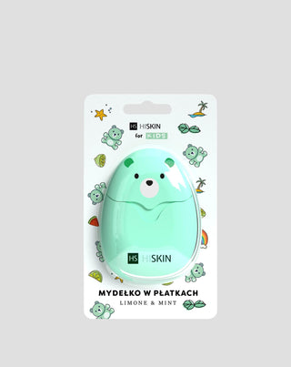 Saippuapala lapsille minttu limone & mint HiSkin for Kids 50 kpl - 1
