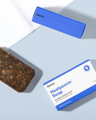 Afrikkalainen musta saippua akneen, psoriaasiin ja ekseemaan Healpsorin Dermz - 2