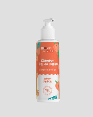 Shampoo ja suihkugeeli 2in1 lapsille persikan tuoksulla HiSkin - 1