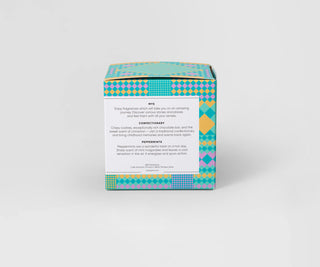 Soijakynttilä piparminttukarkin tuoksulla keraamisessa astiassa Mys - 3