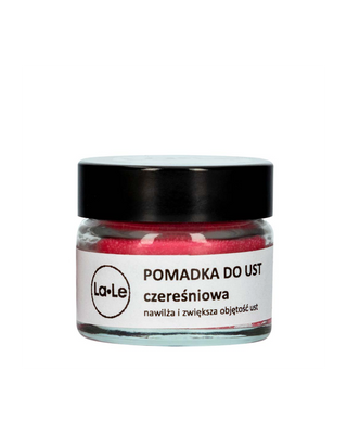 Rauhoittava ja suojaava kirsikkahuulipuna, jossa on La-Le huulten suurennuskompleksi. - 1