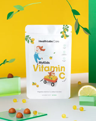 Vegaaniset C-vitamiinihyytelöt lapsille MyKids C-vitamiini Health Labs Care 60 kpl. - 2