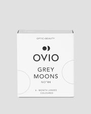 Grey moons nro 1 tuhkanväriset kuukausittaiset piilolinssit grey moons nro. 1 Ovio