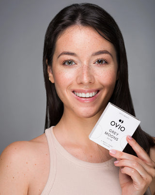 Grey moons nro 1 tuhkanväriset kuukausittaiset piilolinssit grey moons nro. 1 Ovio - 2