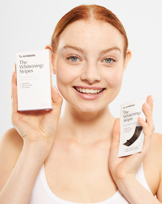 White(ning) Stripes Smilebite hampaiden valkaisuliuskat 28 kpl. - 4