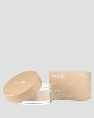 Kiinteyttävä ja mattapintainen irtonainen riisipuuteri väri 10 vaalea beige Hi Rice Paese - 3
