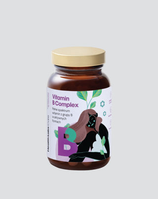 Gluteeniton ja laktoositon B-vitamiinikompleksi Health Labs Care 60 kapselia - 1