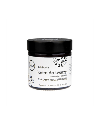 Kasvovoide verisuoniperäiselle iholle tyrniöljyllä, joka vahvistaa verisuonten seinämiä La-Le - 1