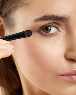 Varjostussivellin, jossa on litteät pyöristetyt synteettiset harjakset Nutridome - 2