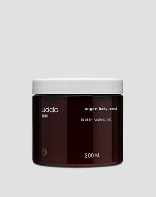 Sokerinen vartalokuorinta macadamiaöljyllä, sheavoilla ja avokadoöljyllä Uddo - 1