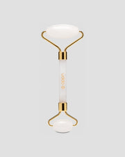 Uddo valkoinen jade kasvohierontarulla vähentää tummia silmänalusia ja turvotusta.