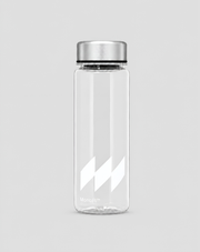 Pullo shaker proteiinijauheille, ravintolisille ja vitamiineille 0,5 l Monolit