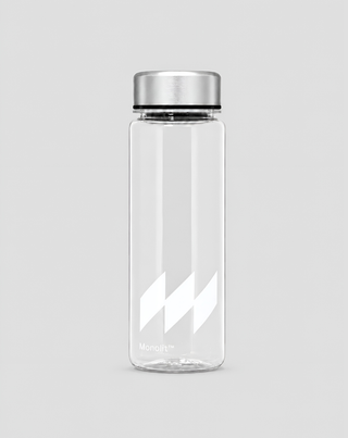 Pullo shaker proteiinijauheille, ravintolisille ja vitamiineille 0,5 l Monolit